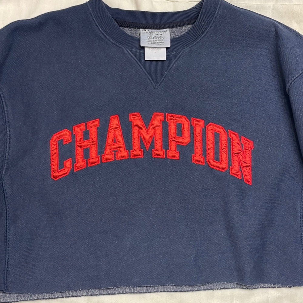 Champion cropped crew sweatshirt